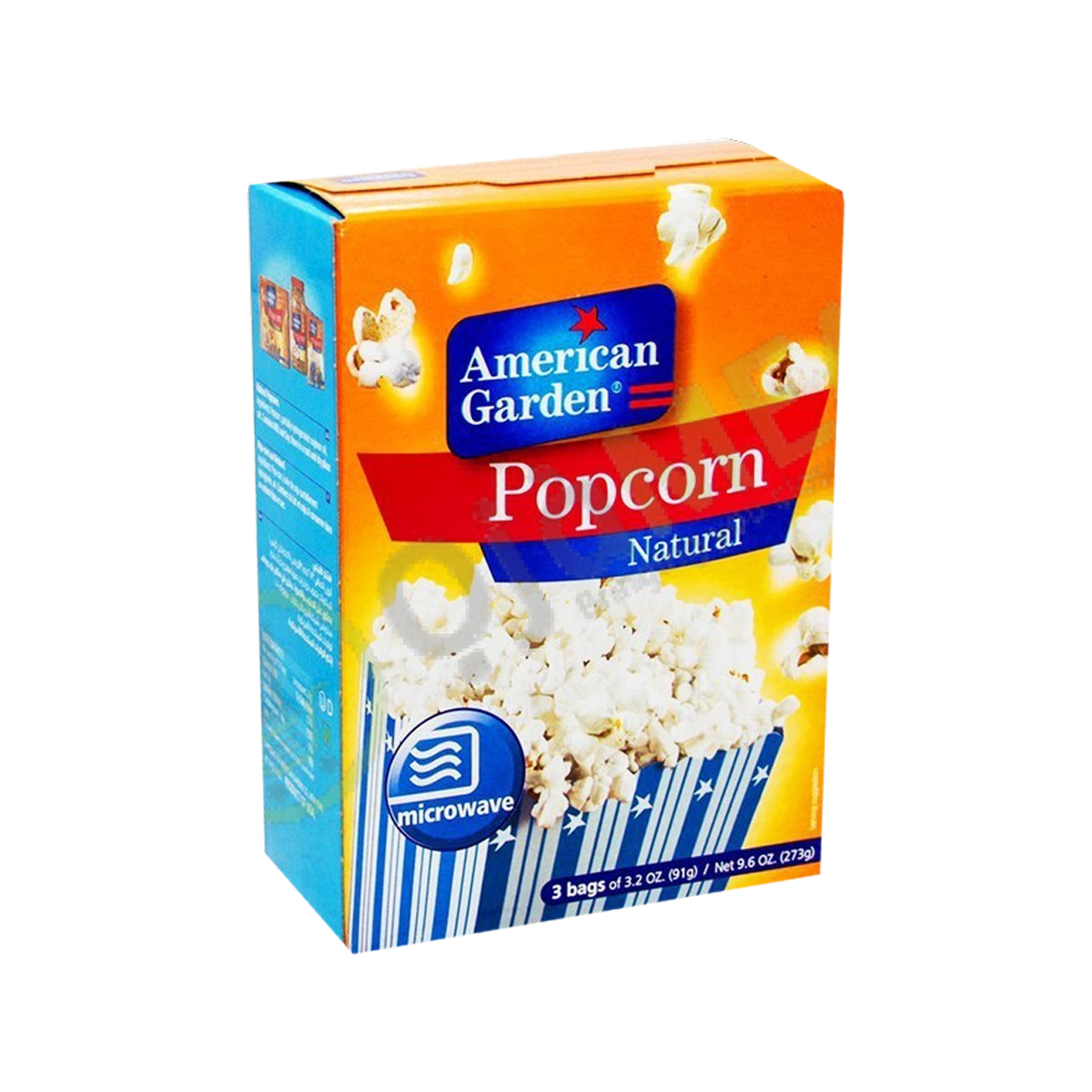 American Garden Popcorn Natural Lite 273g