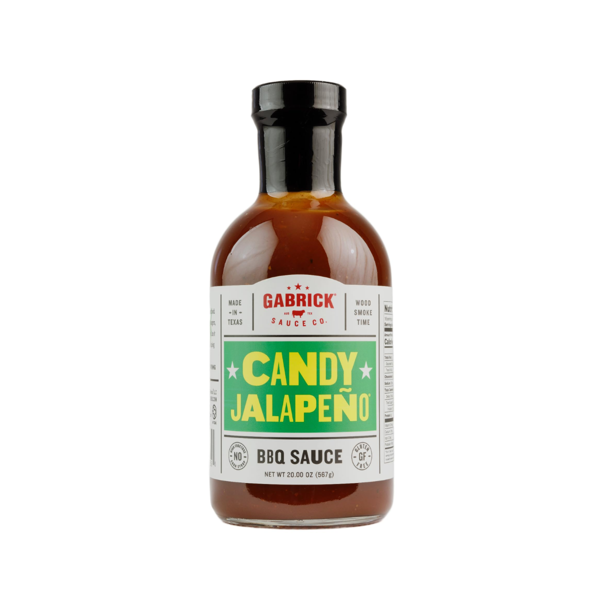 Gabrick BBQ Sauce Co - CANDY JALAPENO BBQ SAUCE - case of 6 - 20 oz