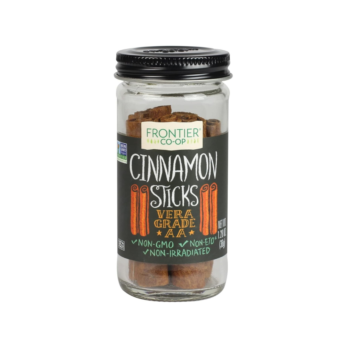 Frontier Nat Prod Co-op, Cinnamon Sticks, 1 Each, 1.02 oz