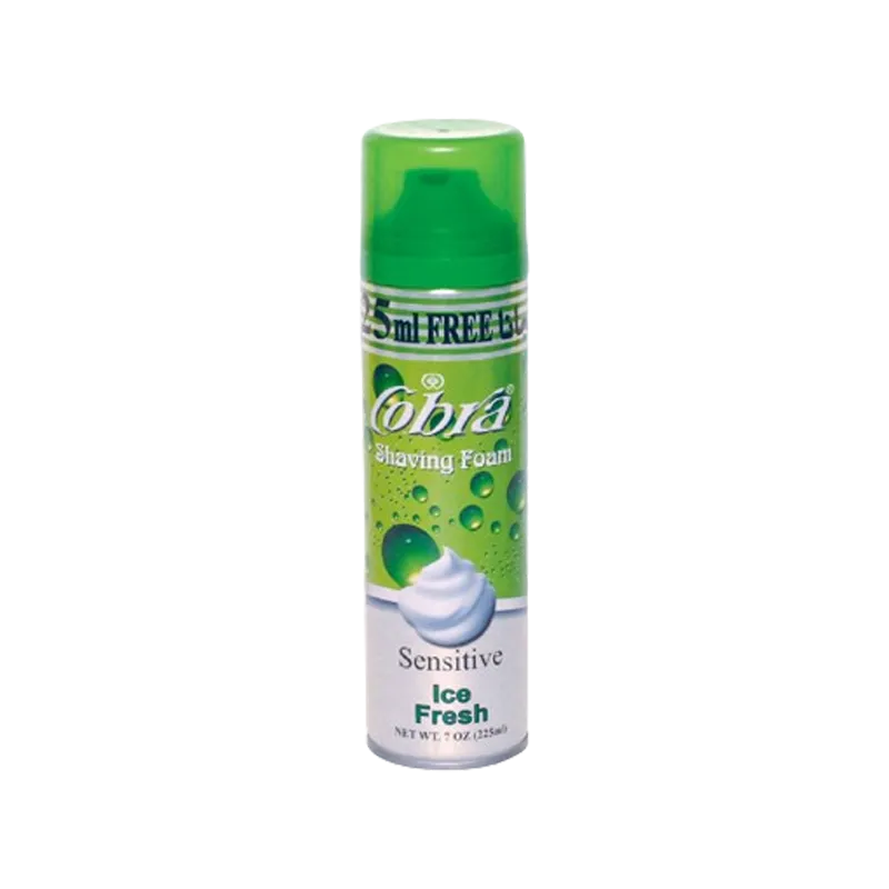 Cobra Shaving Foam Sensitive Ice Fresh 225ml