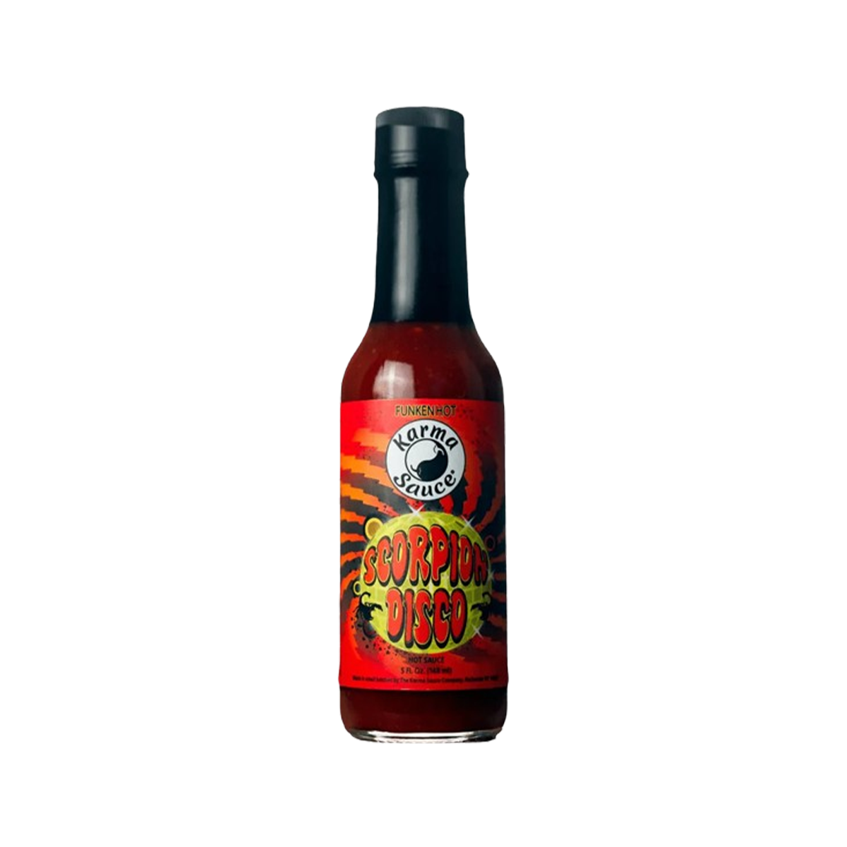 Karma Sauce, Scorpion Disco-Hot Sauce - Case of 6 - 5 FL OZ