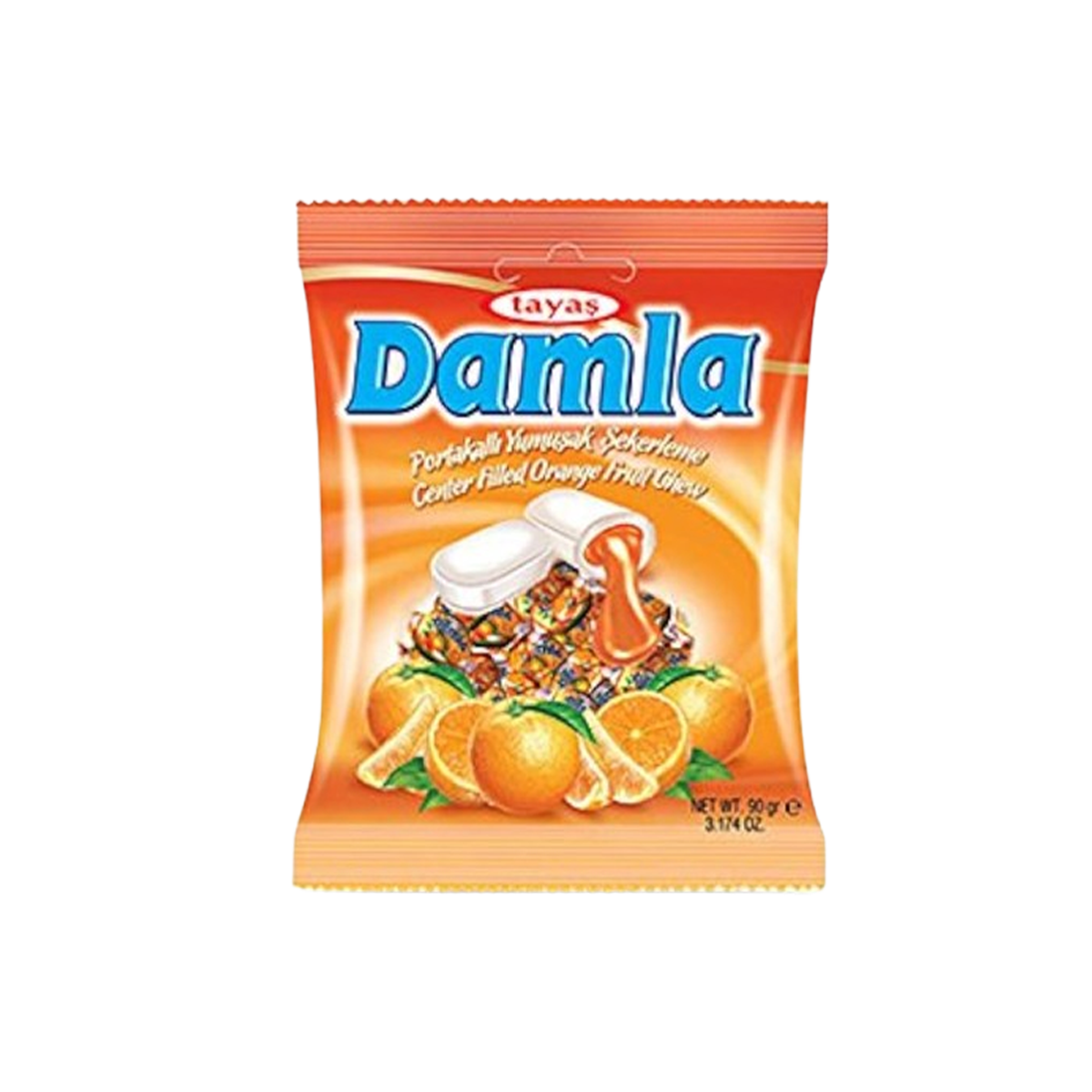 Tayas Damla Sour Orange Soft Candy 90g