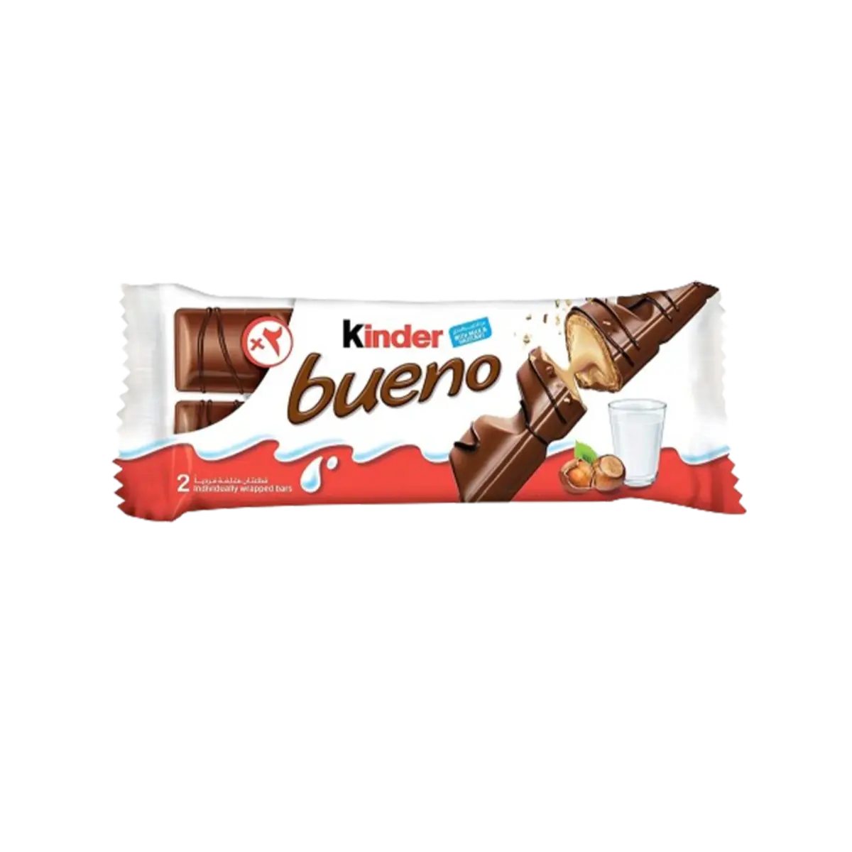 Kinder Bueno Chocolate Milk Chocolate And Hazelnuts