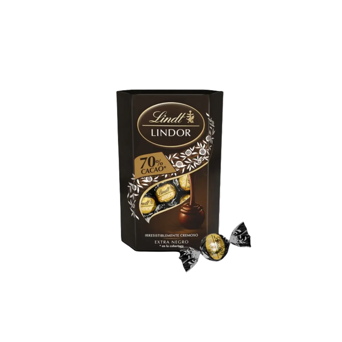 Lindt Lindor Cornet Black 70% Cocoa 200G
