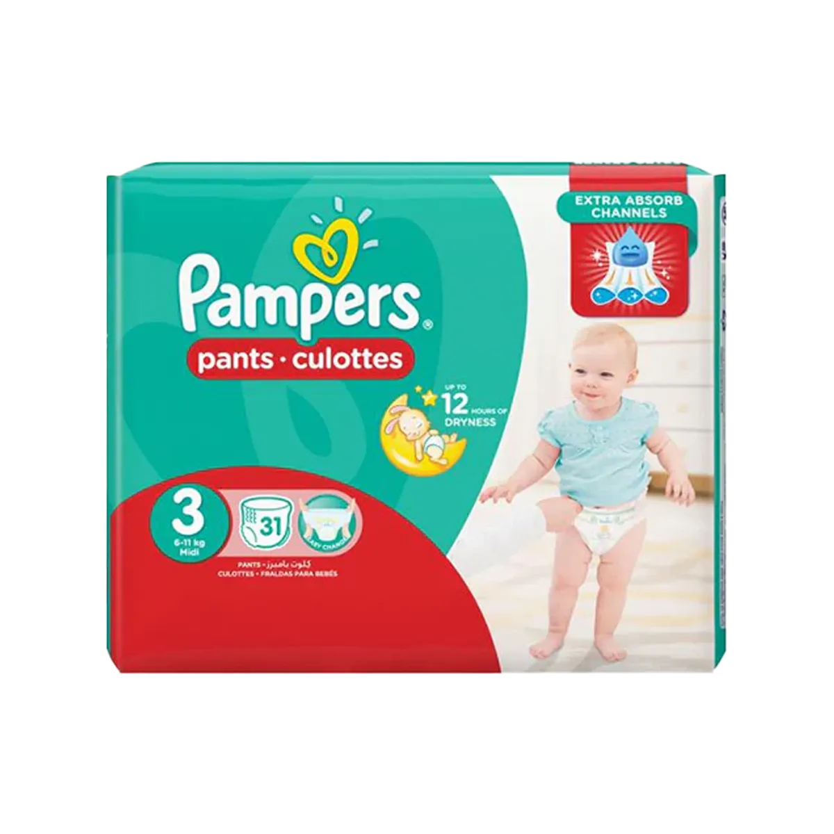 Pampers Baby Nappy Pants Size 31S