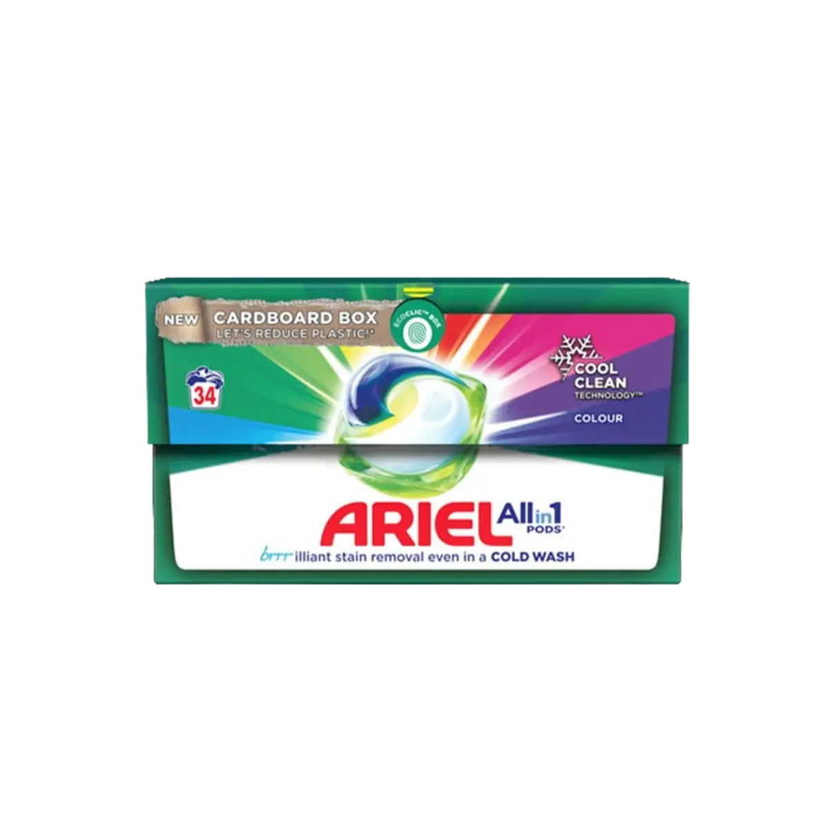 Ariel Pods Aio Color 34Pcs