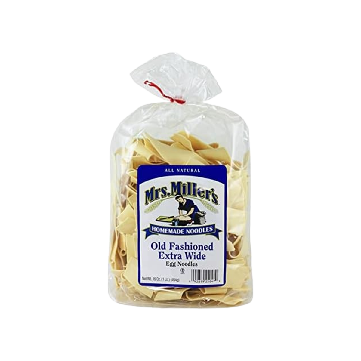 Mrs Miller`s, Old Fashioned Medium Egg Noodles Bag, Case Of 6, 16 oz