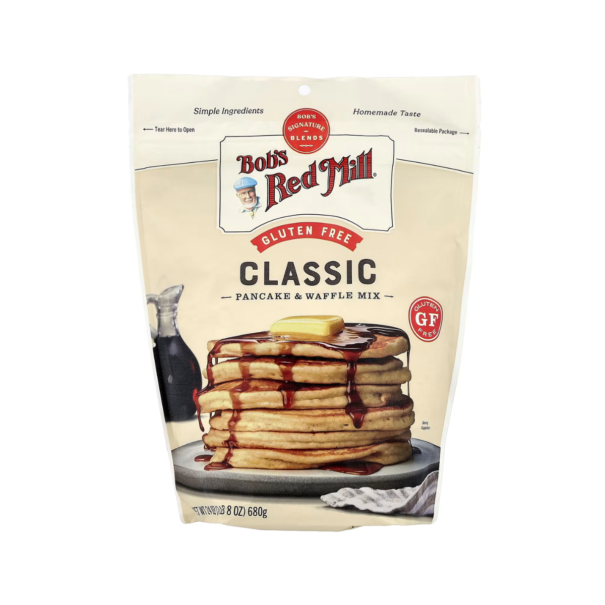 Bob's Red Mill, 10 Grain Pancake/Waffle Mix, Case Of 4, 24 oz