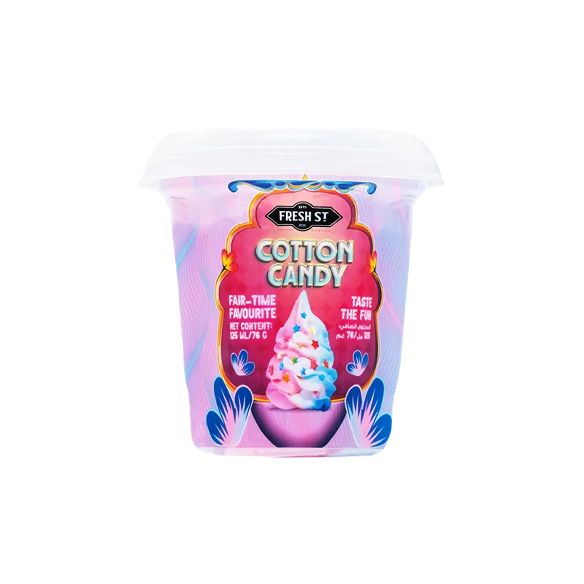 Fresh St Ice Cream Cotton Candy Cup 125ml