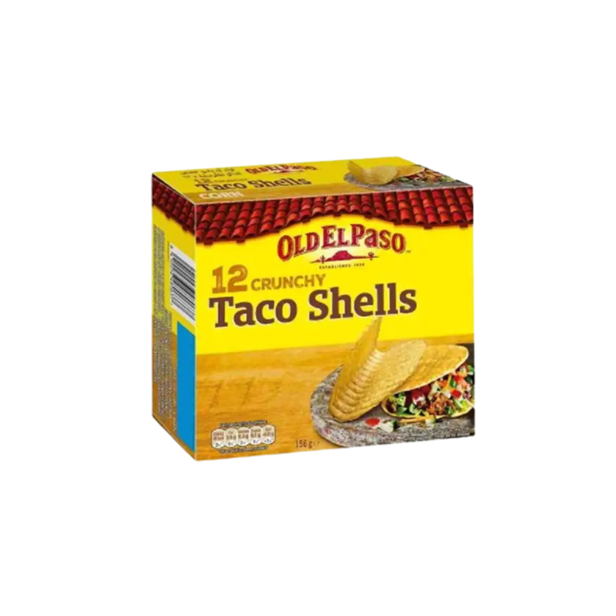 Old El Paso 12 Crunchy Taco Shells 156G