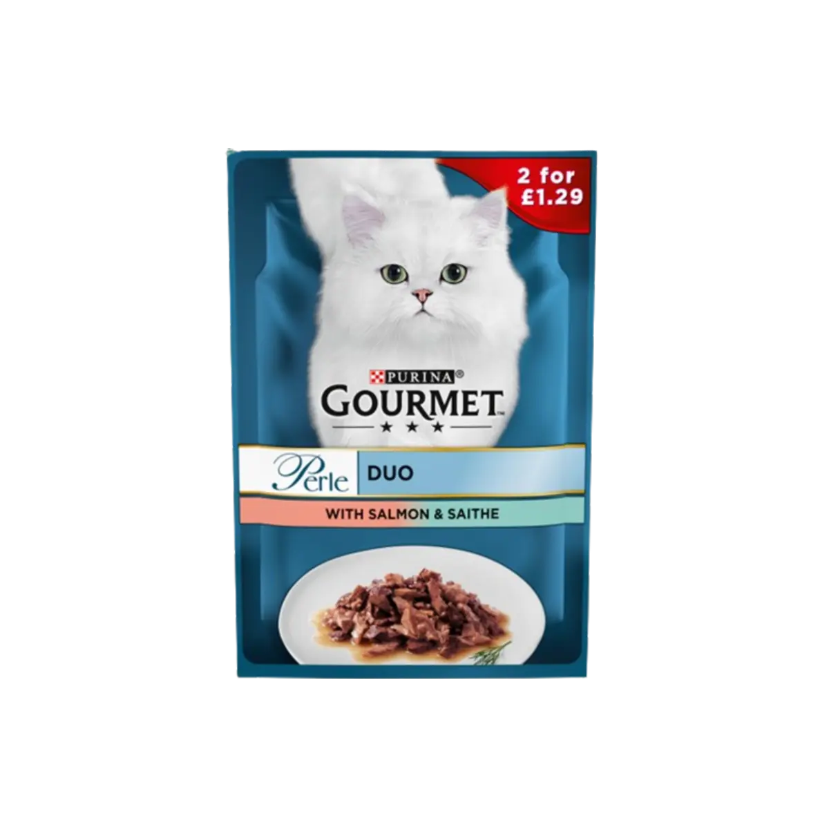Purina Gourmet Perle Salmon In Gravy Cat Food 85G