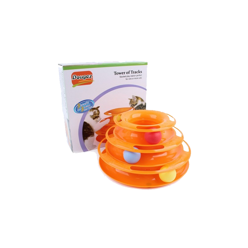 Tower OF Tracks Cat Toys Round