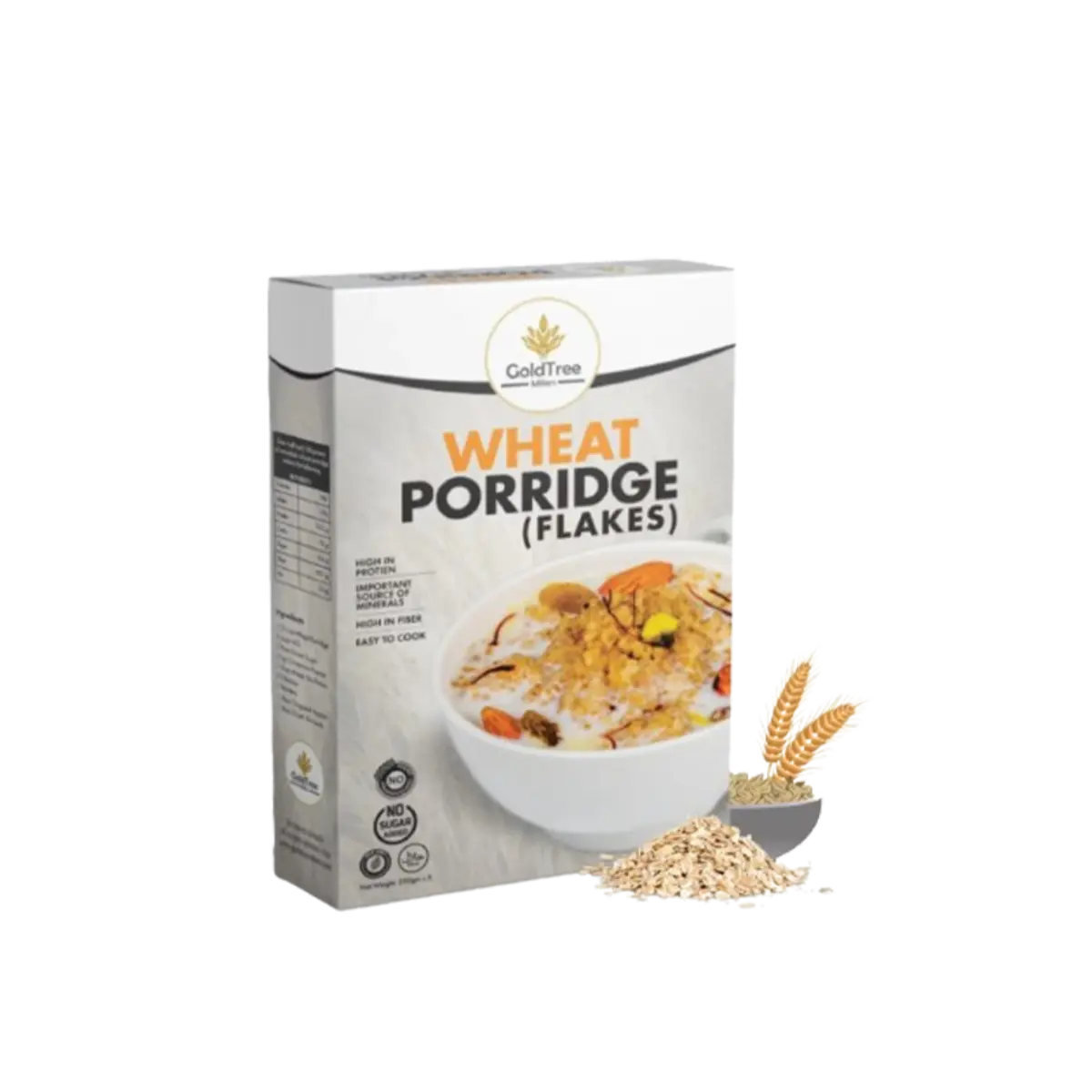 Goldtree Wheat Porridge Flakes 250G