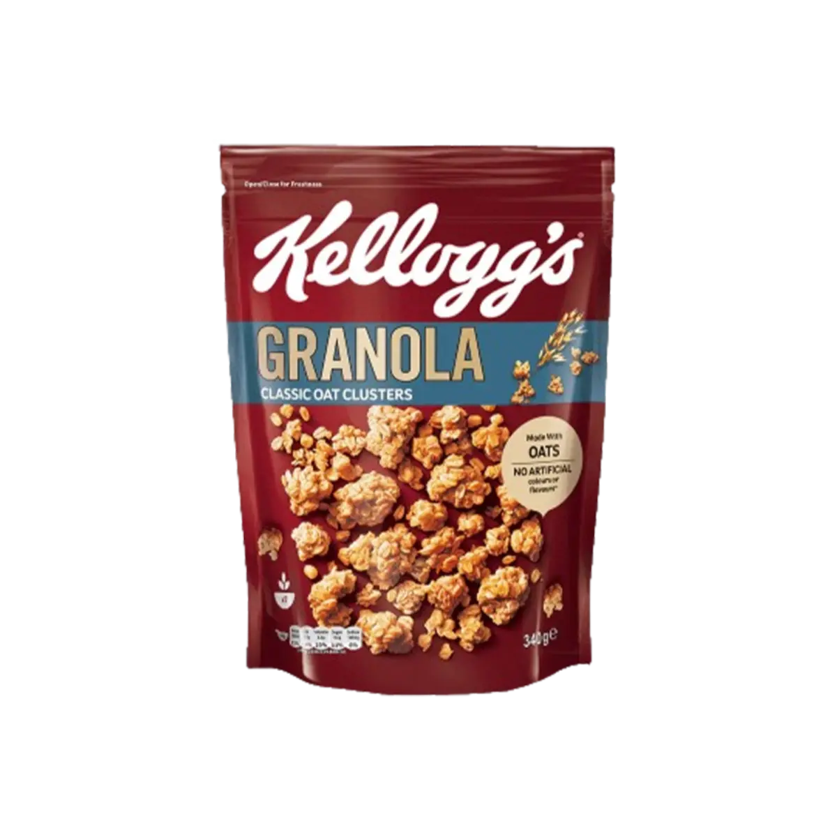 Kelloggs Granola Classic Oat Clusters 340Gm