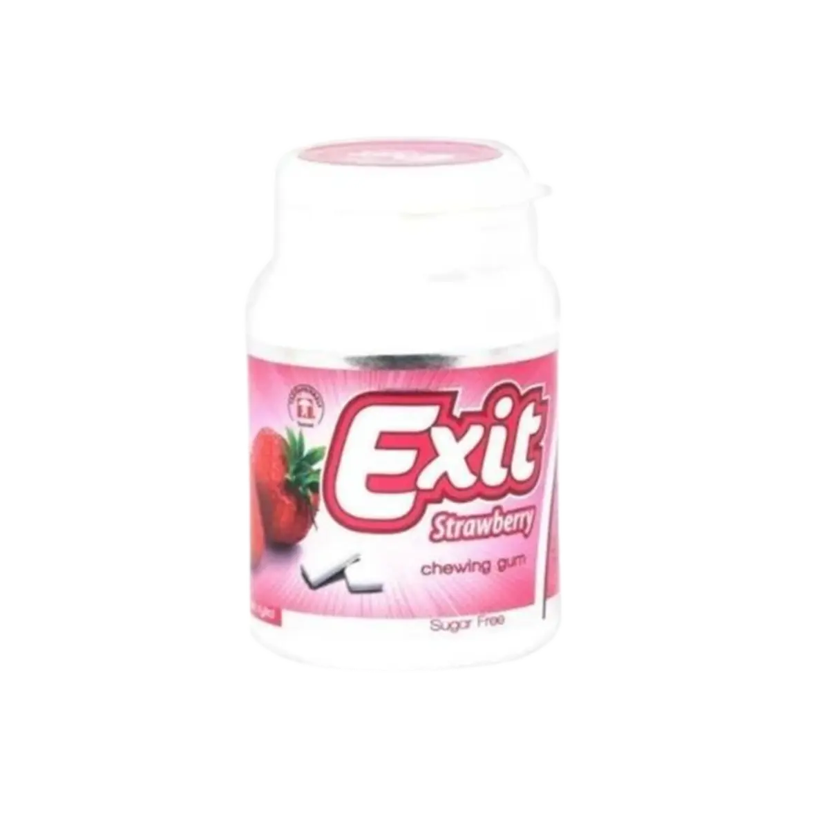 Exit Strawberry Chewing Gum Sugarfree 50G