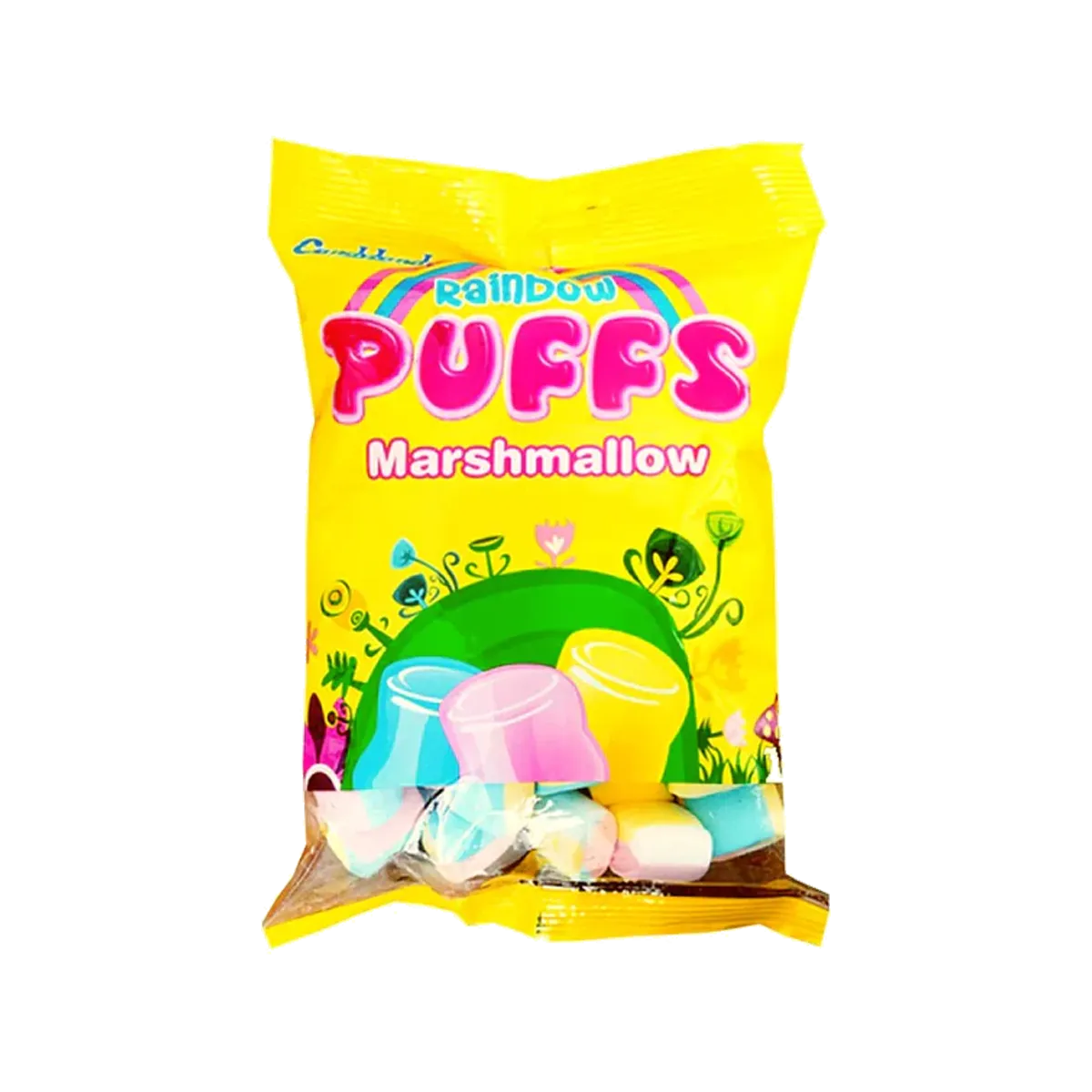 Candy Land Puff Marshmallow 135Gm Yellow