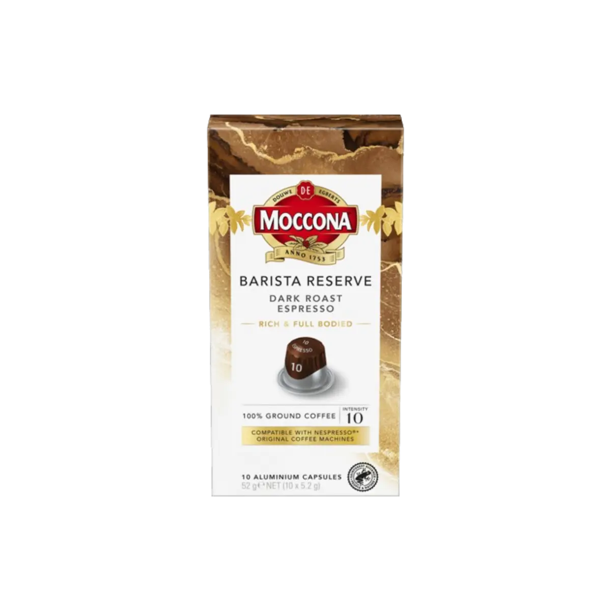 Moccona Coffee Capsule Barista Reserve 52G