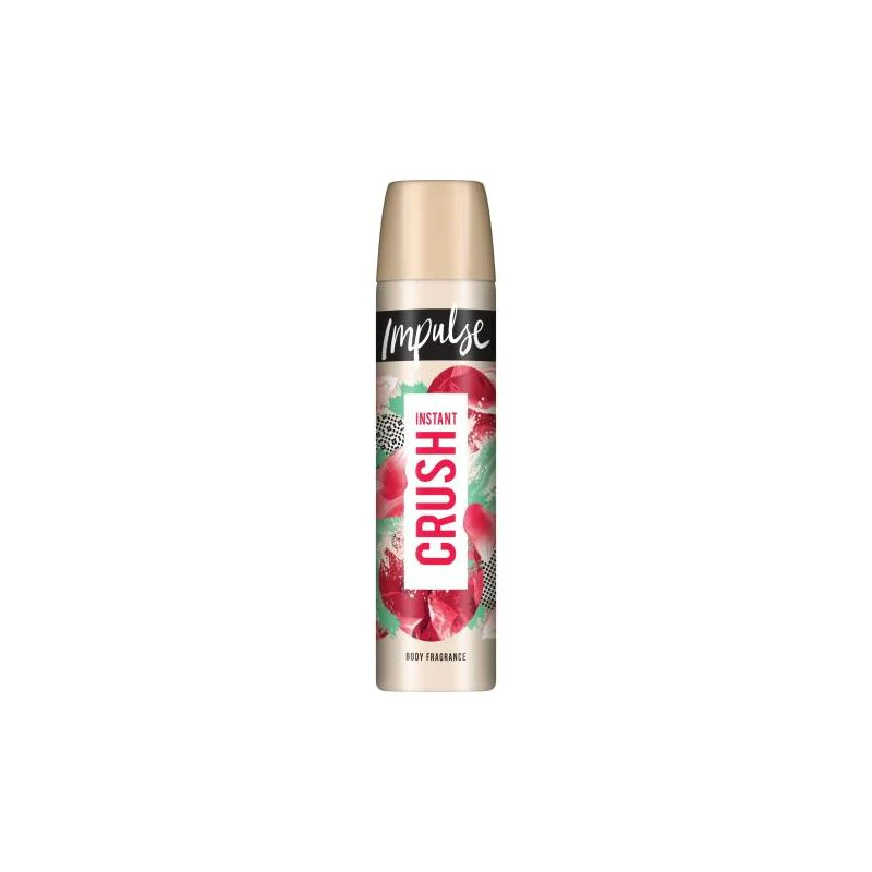 Impulse Instant Crush Body Fragrance Spray Deodorant 75ml