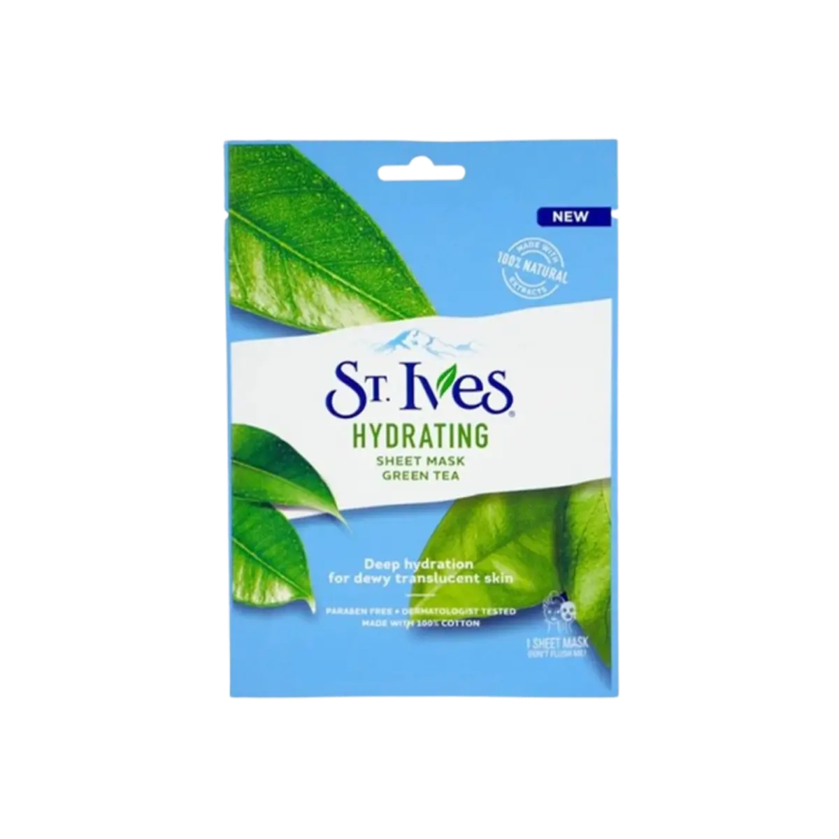St. Ives Hydrating Sheet Mask Green Tea 26Ml