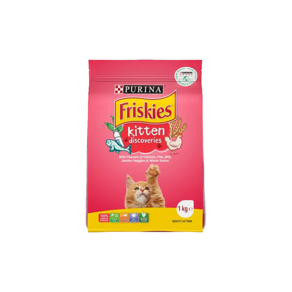 Purina Friskies Cat Food Kitten Discoveries Chicken Tuna 1.1Kg