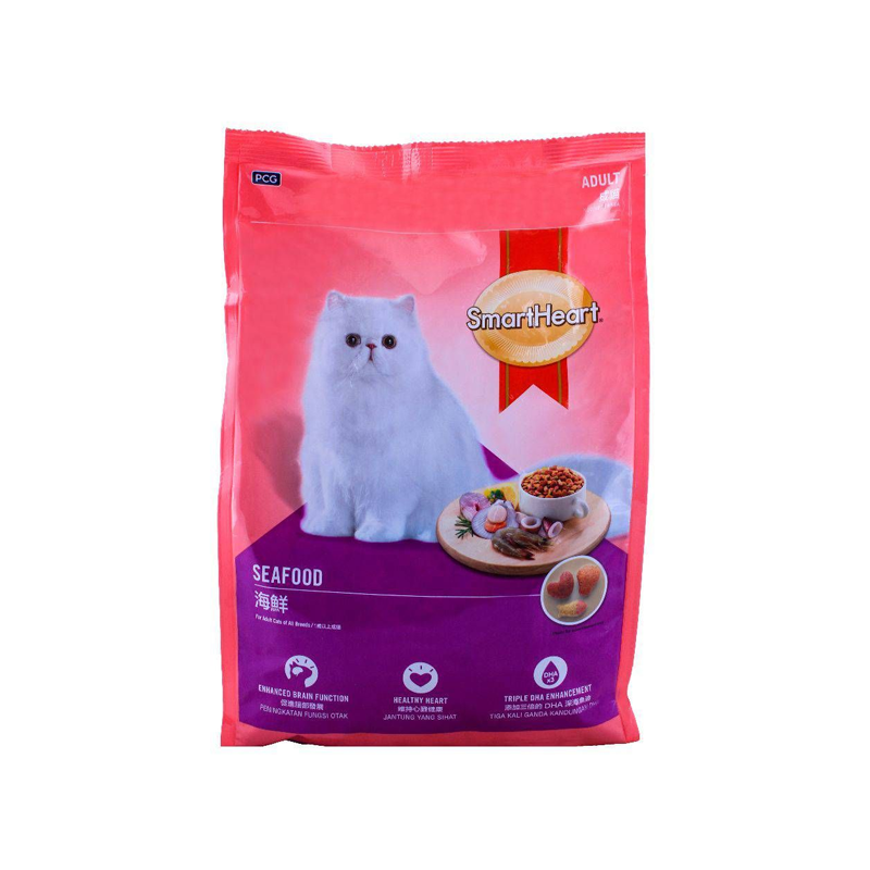 Smart Heart Cat Food (480g,seafood )