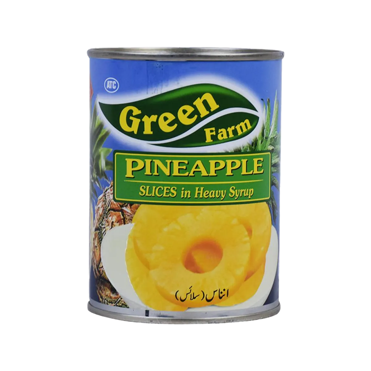 Green Farm Pineapple Slices Heavy Syrup 565G