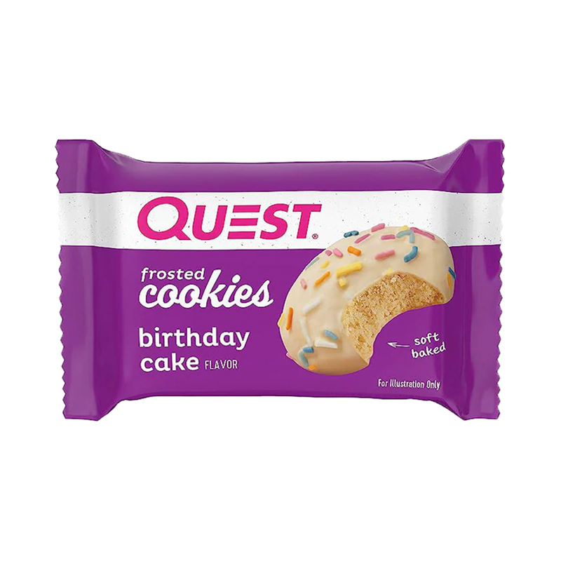 Quest Nutrition Frosted Cookies Birthday Cake SINGLE 25G