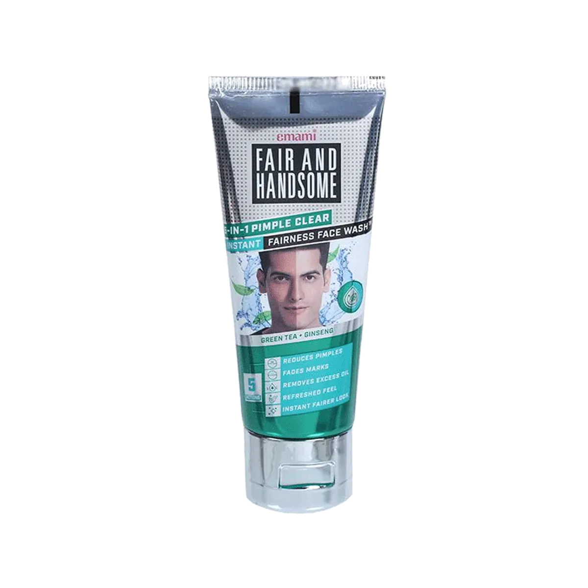 Emami Fair And Handsome Pimple Clear Face Wash 5In1 -