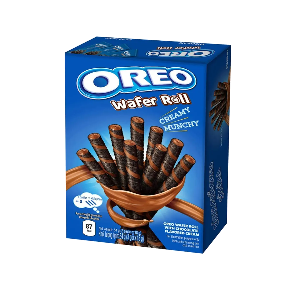 Oreo Wafer Roll With Chocolate 54G