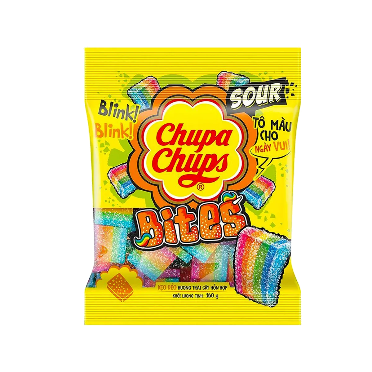 Chupa Chups Jelly Bites Sour 160G