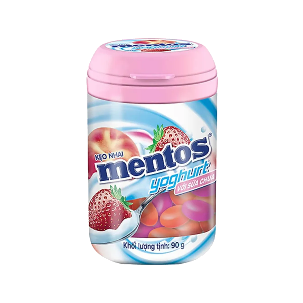 Mentos Gum Strawberry Yogurt - 90G