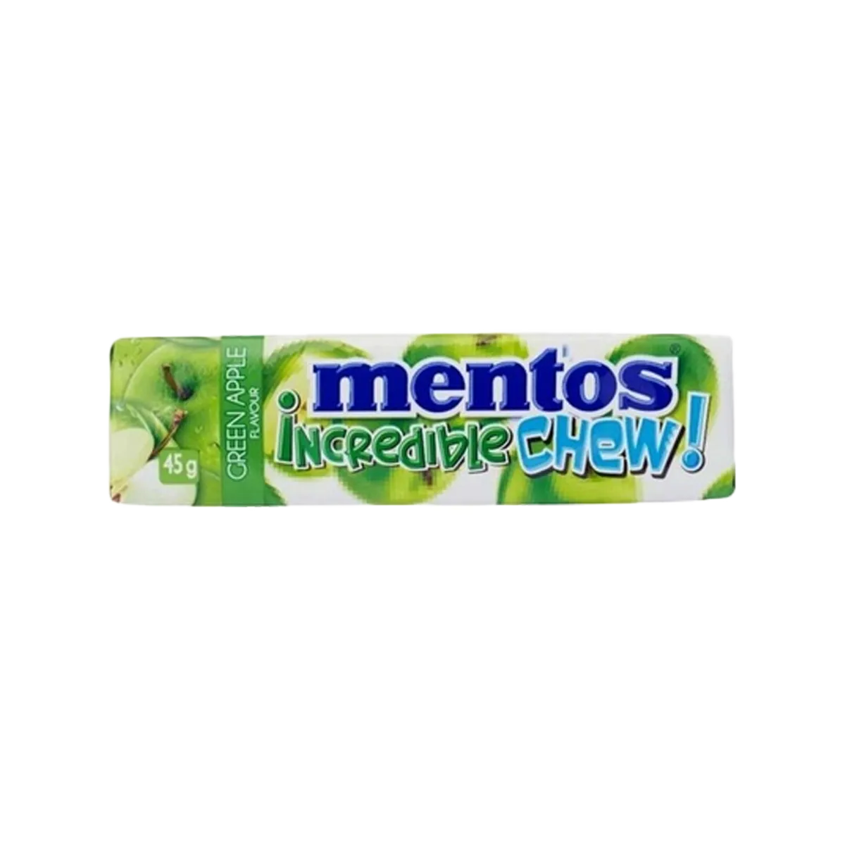 Mentos Incredible Chew Green Apple 45G