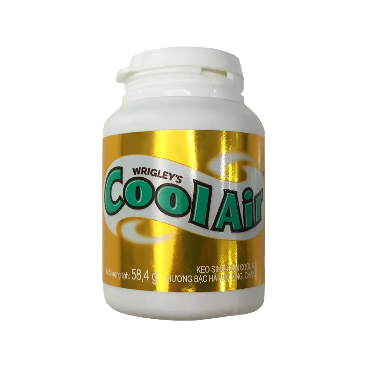 Wrigleys Coolair Mint Honey & Lemon Gum Jar 58.4G