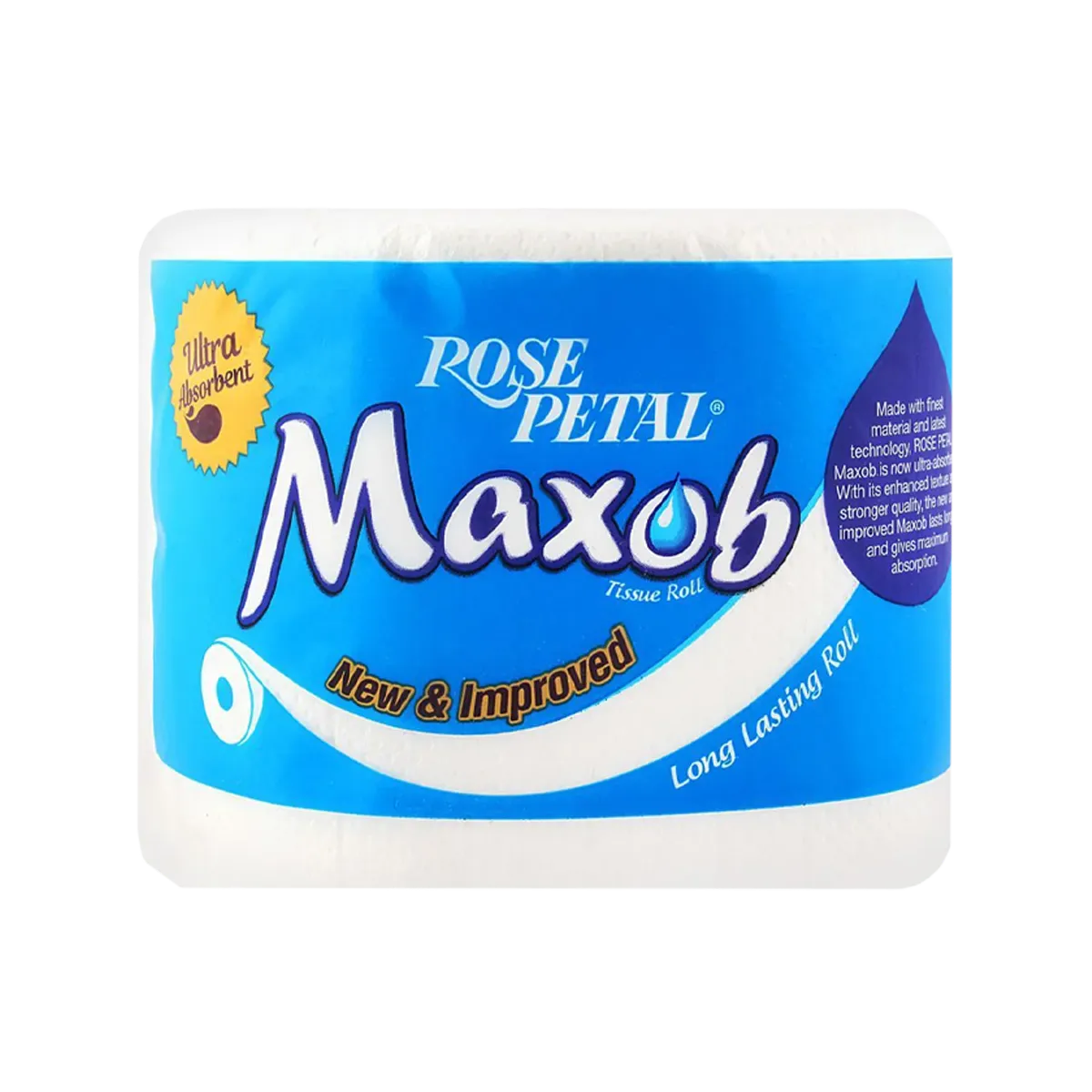 Rose Petal Maxob Toilet Roll Ultra Soft Texture 4 Rolls