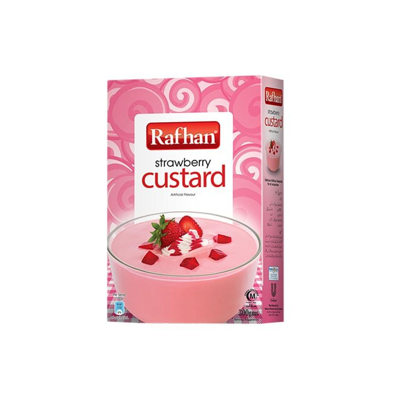 Rafhan Strawberry Custard 275gm