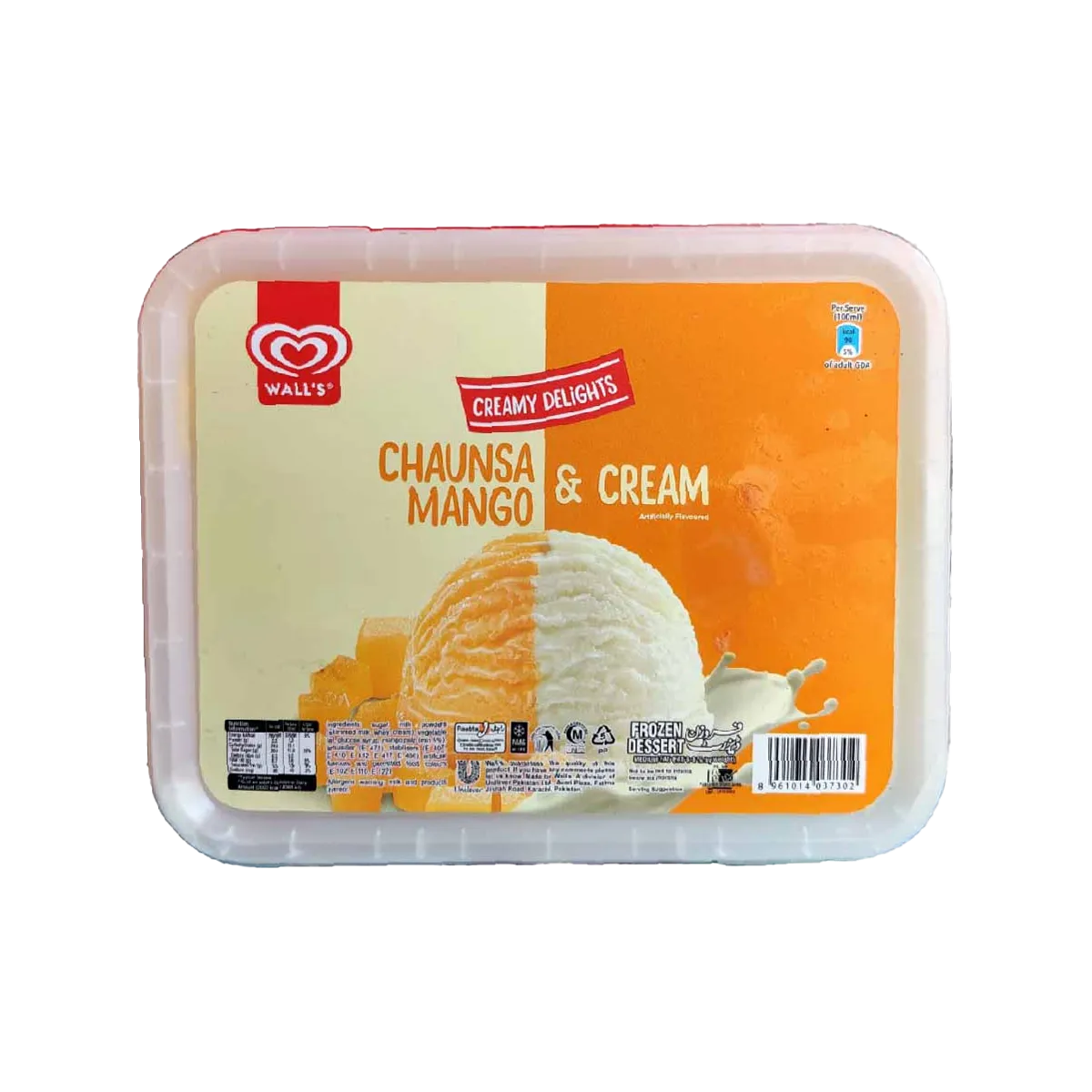 Walls Too Much Mango & Cream 1400Ml