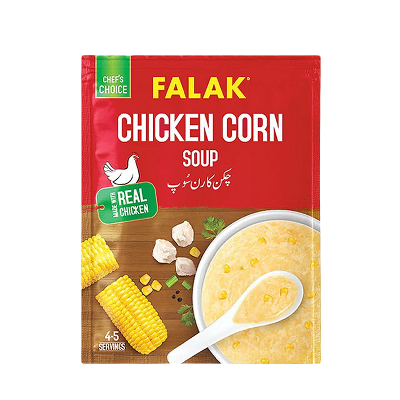 Falak Chicken Corn Soup 4-5 Servings 50g