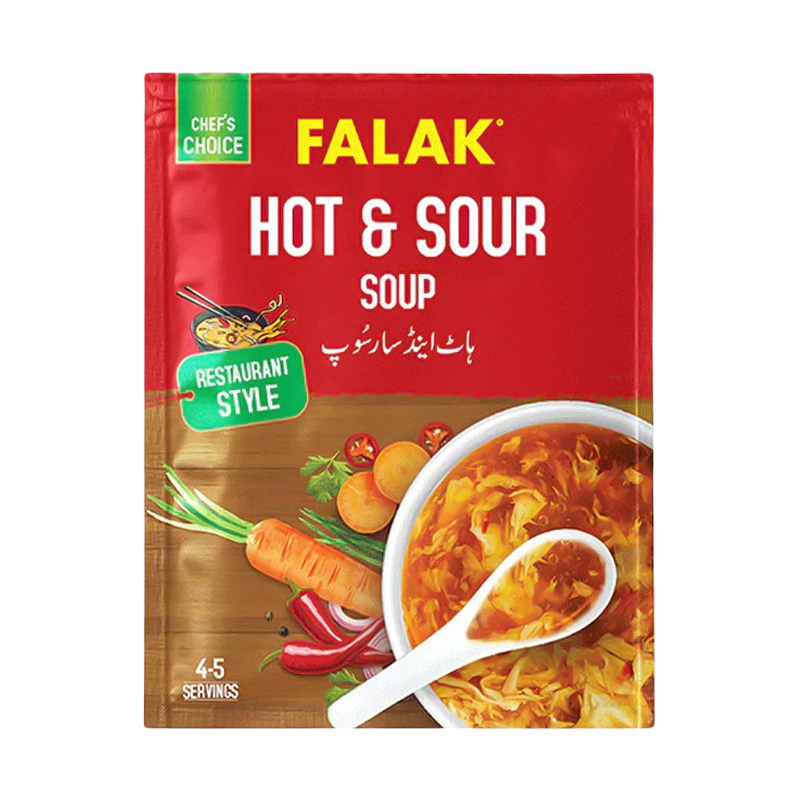 Falak Hot & Sour Soup 4-5 Servings 50g