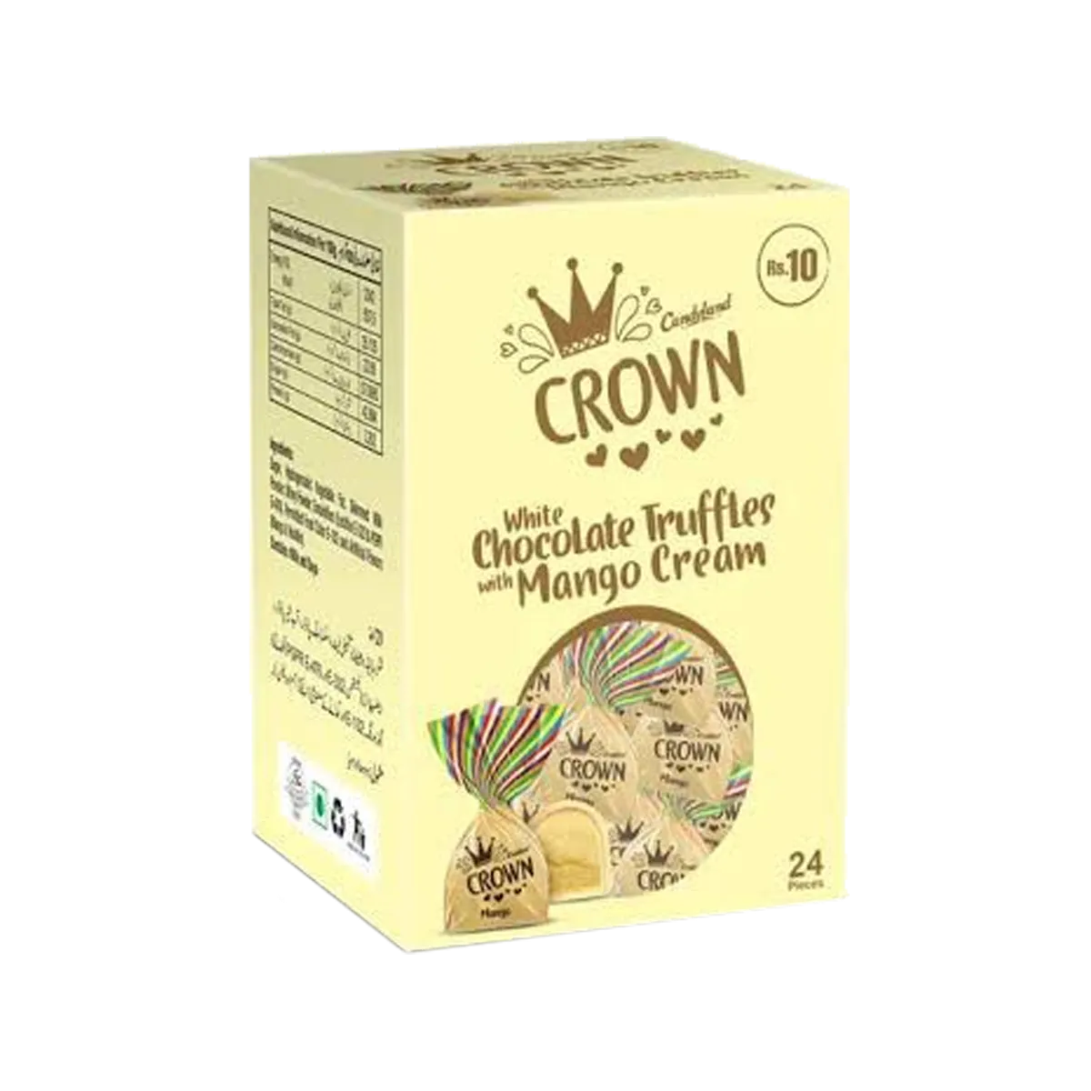Crown Chocolate Truffles With Mango Cream 240G