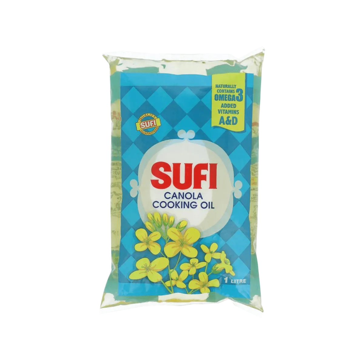 Sufi Canola Cooking Oil Pouch 1L