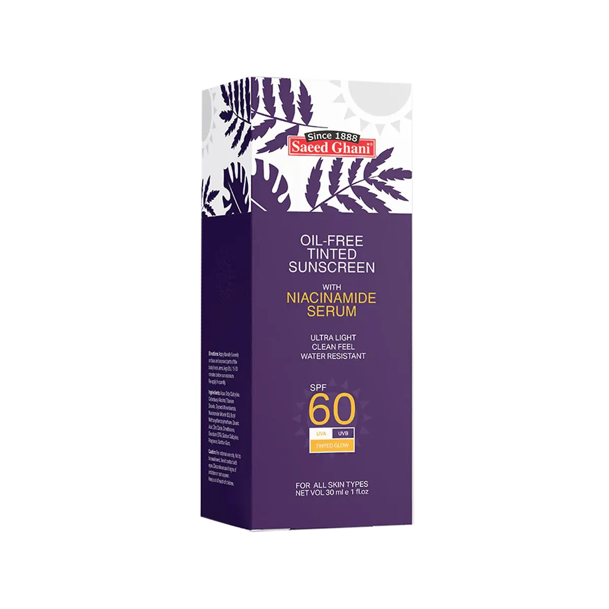 Saeed Ghaini Oil Free Tinted Sunscreen 30Ml