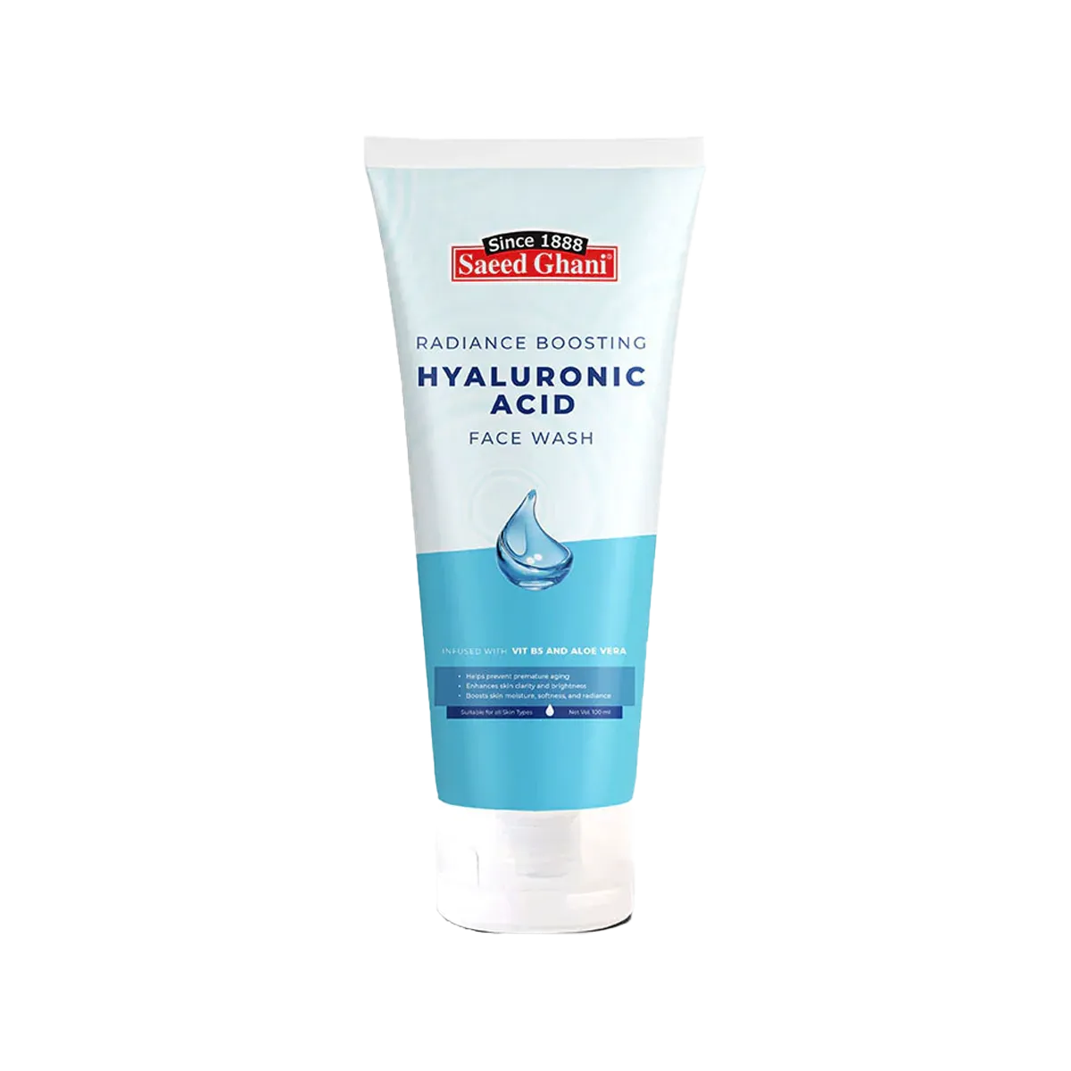 Saeed Ghani Hyaluronic Acid Face Wash100Ml