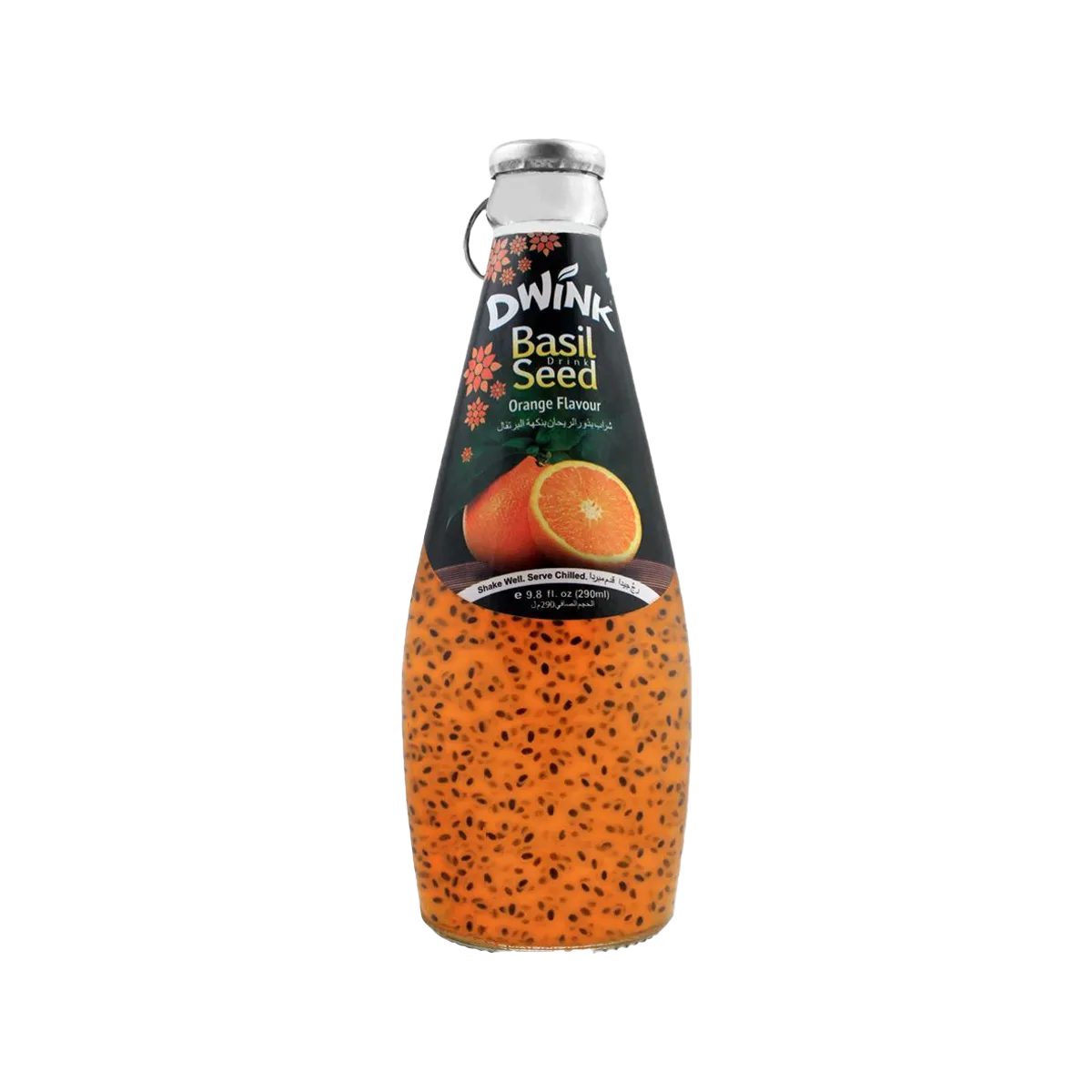 Italiano Basil Seed Drink Orange 290Ml