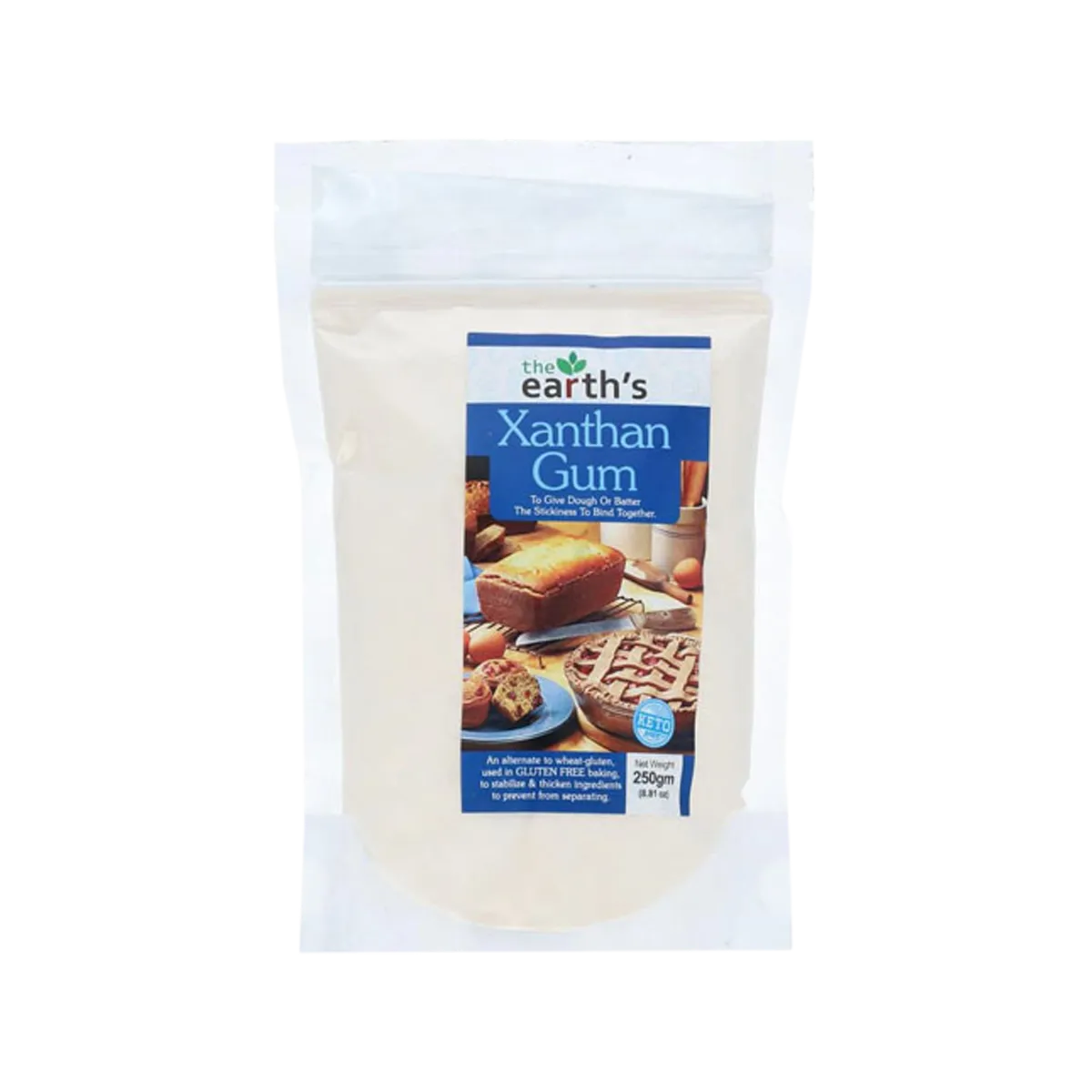 The Earth S Xanthan Gum Keto Baking 125G