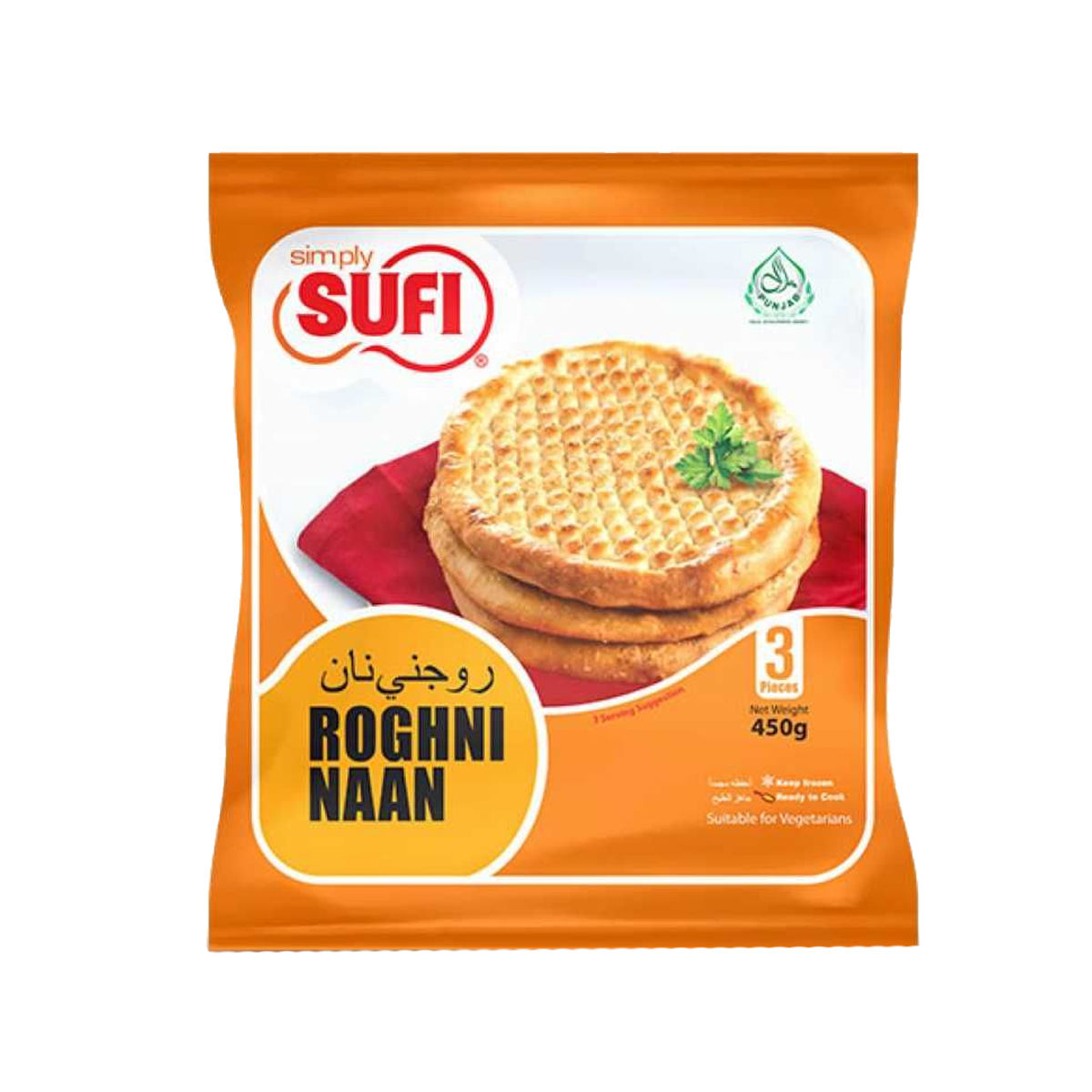 Sufi Roghni Naan 3Pcs 450g