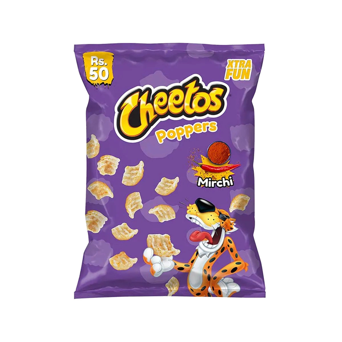 Cheetos Poppers Mirchi Chips 30G Rs 50
