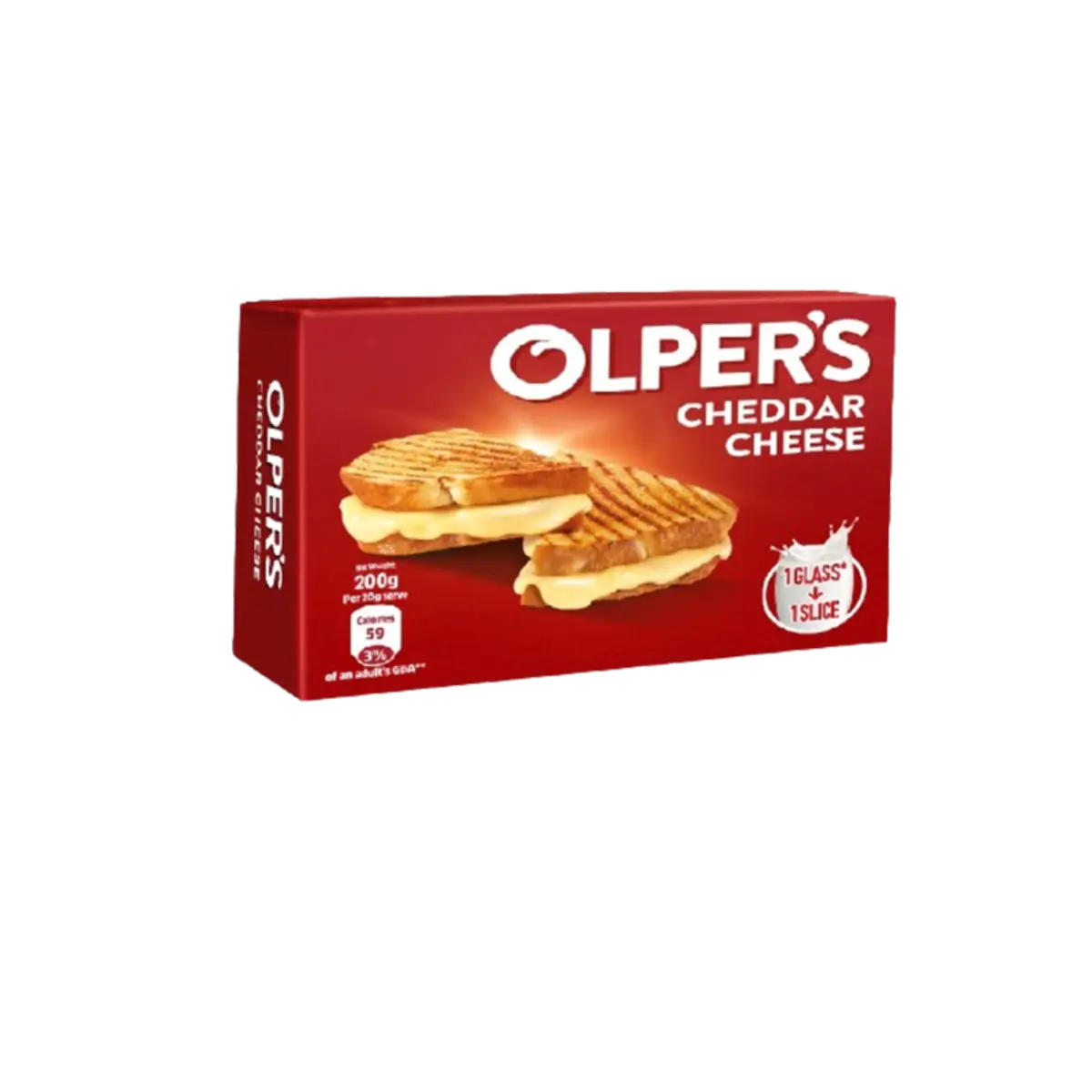 Olper Cheddar Cheese 200G Slice