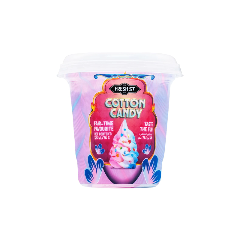 Fresh St Ice Cream Cotton Candy Cup 125ml