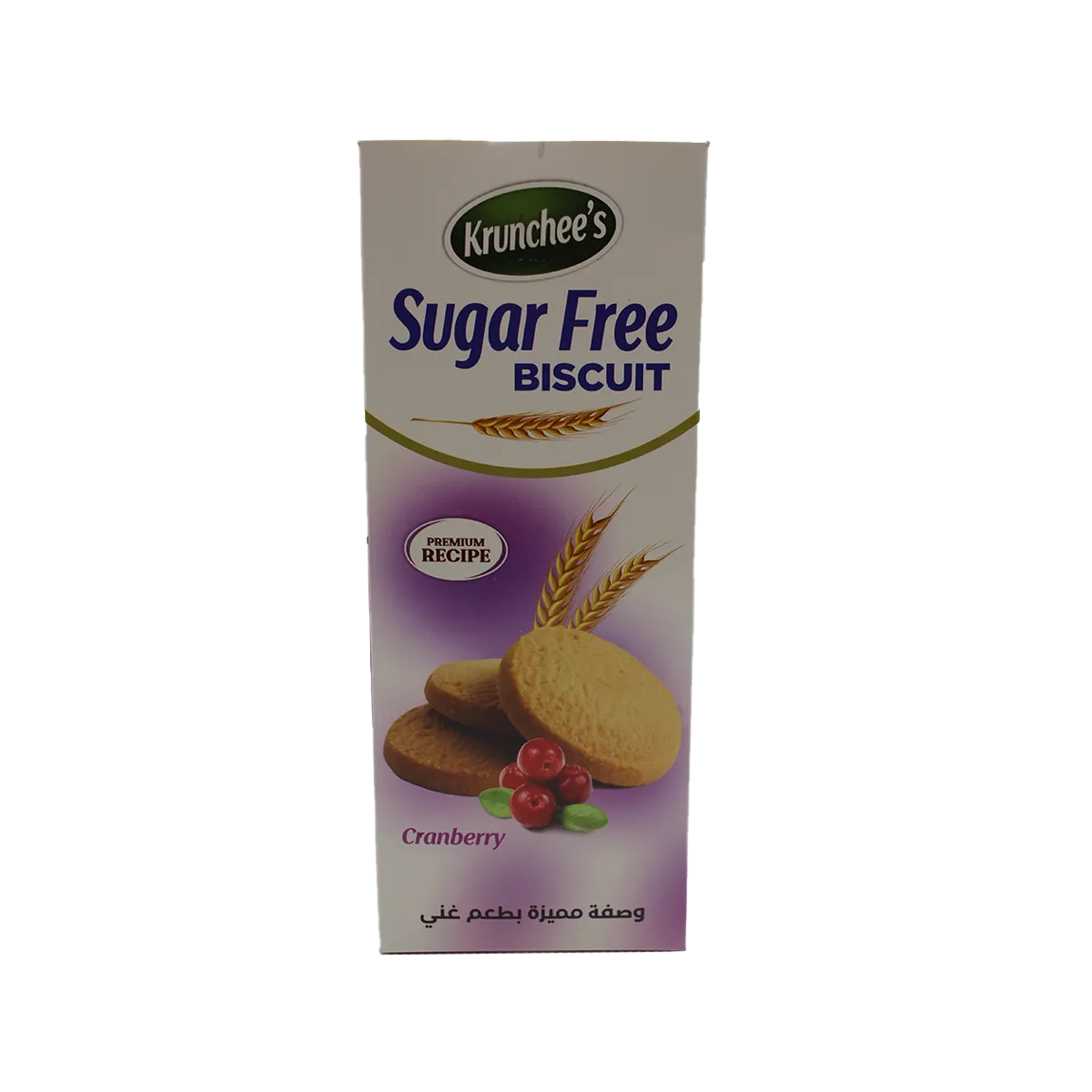 Krunchees Sugar Free Biscuit Premium Recips Cranberry 100G