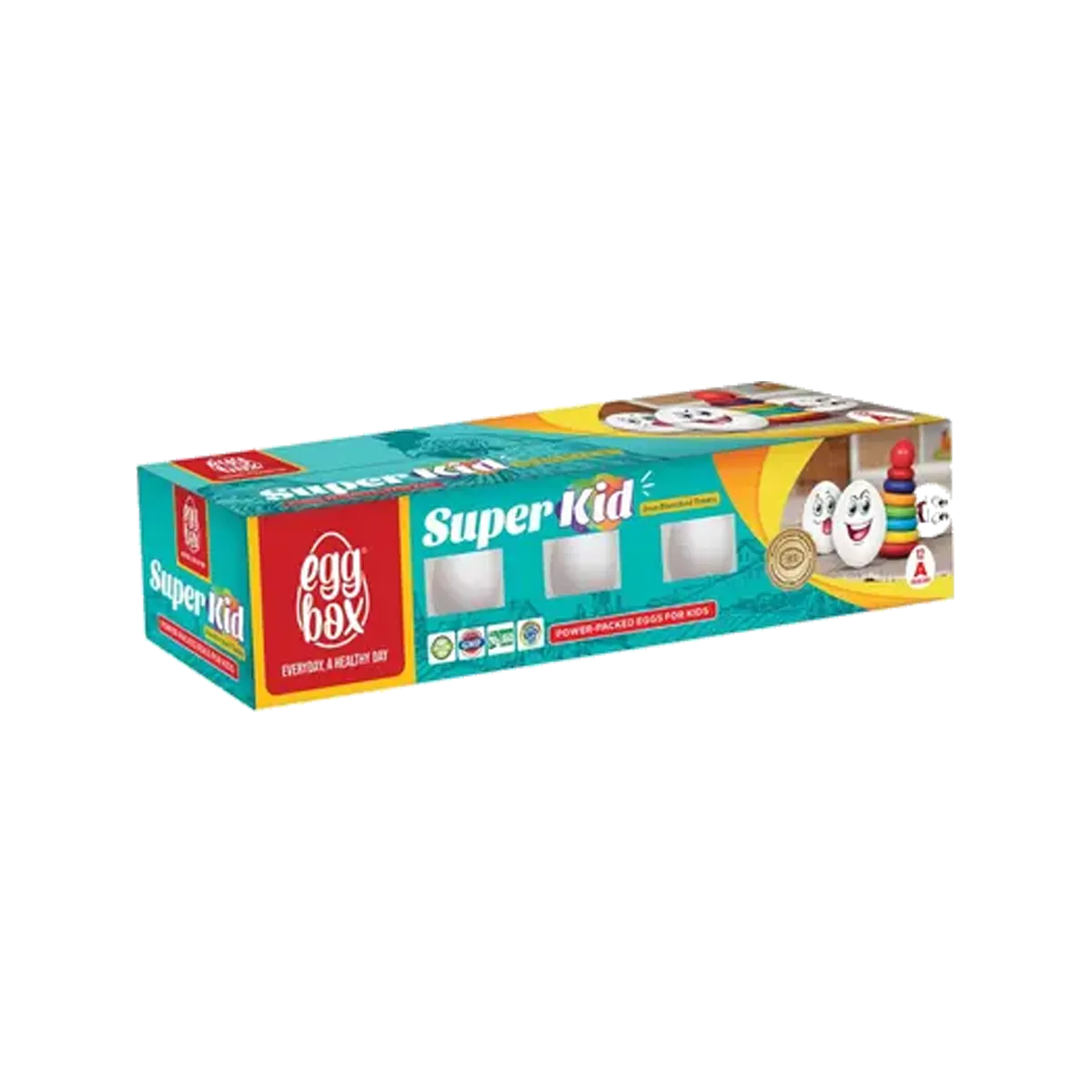 Egg Box Eggs Super Kid 12 Pcs